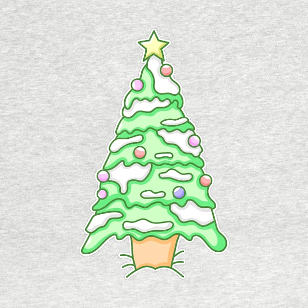 Christmas tree kawaii by Dzulhan